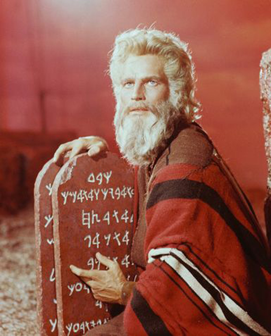 moses and the ten commandments movie